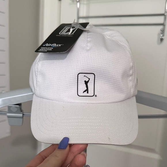PGA Tour Airflux White Cap - Picture 1 of 7